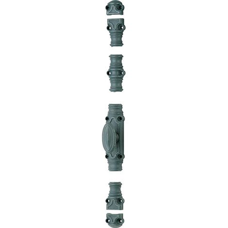 Jardinier Massard – Crémone en applique en fonte pour menuiserie bois type RY 70 – Bouton confort – Finition apprêt – Dimensions boîtier 158x43x23mm