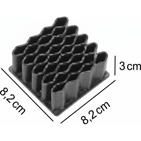 Organiseur de pommades noir, rangement de tubes