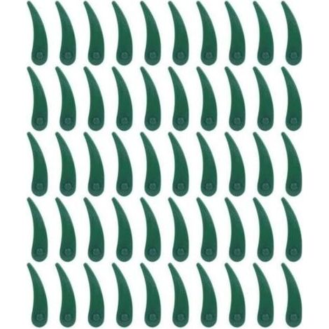 50 Pièces Lames de rechange en Plastique pour Bosch Durablade Art 23 18 LI Art 26 18 LI Coupe-bordures (1/4)