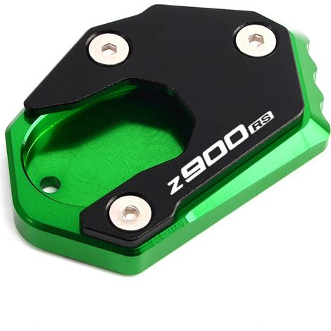 (Vert) Compatible avec Kawasaki Z900RS z900rs Cafe 2023 2024 2017-2022 Accessoires moto Béquille latérale Extension de béquille Plaque de support maxpower (1/3)