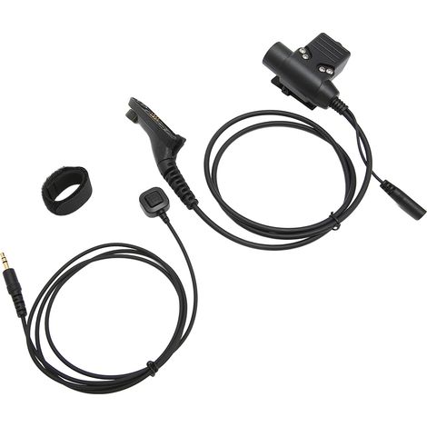 Adaptateur PTT Militaire U94 avec Micro Doigt pour MOTOROLA XIR P8268 P8668 DP4400 DP4800 (1/5)