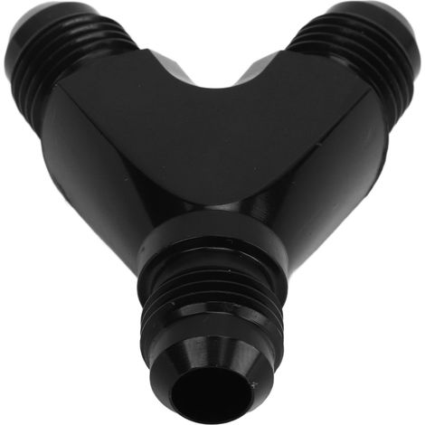 Raccord Union Y Universel 6AN Noir Anodisé Anti-Fuite Adaptateur pour Tuyau de Carburant (1/5)