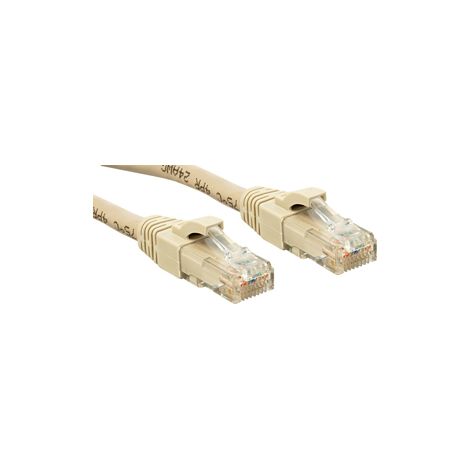 Câbles réseau et DAC LINDY UTP Cat.6 Cable Grey 2.0m LSOH incl. Testprotocol