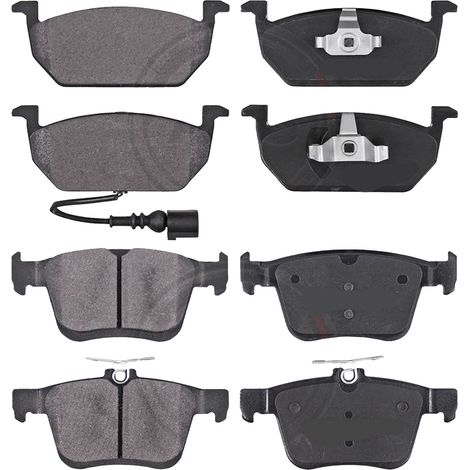 KIT PASTIGLIE FRENO ANTERIORI E POSTERIORI compatibile con VW PASSAT B5.5 VARIANT (3B6) / PASTIGLIE FRENANTI AUTO OEM P 85 037 P 85 085,P 85 020 / SOSTITUZIONE DIRETTA / BASSA POLVERE / SILENZIOSO