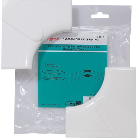 Legrand - Raccord pour angle rentrant - Pour goulotte 80x50mm