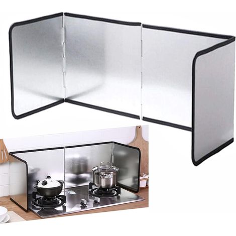Protection anti-éclaboussures pour four pliable Cuisine 40 cm de hauteur Plaque de protection de cuisine pliable Protection anti-éclaboussures pour four Protection contre les éclaboussures de (1/5)