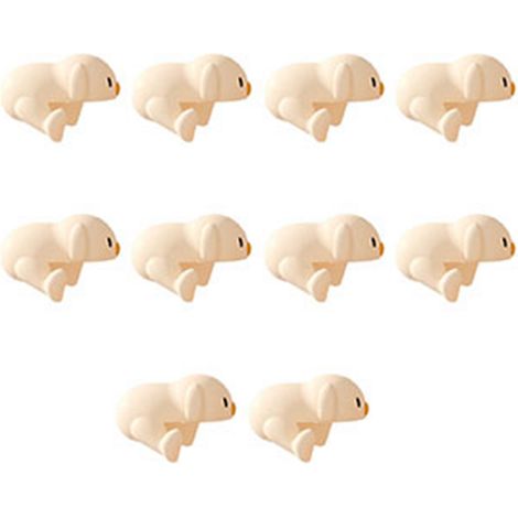 10Protège-Coins Animaux Silicone Doux Bébé Antichoc, Lot de 10 Coins Mous Mignons Abricot, Protection Coins Meubles Anti-Collision (1/5)