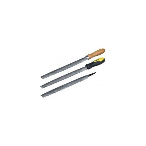 Grattugia per legno a mezza rotonda con manico in legno 250 mm - Outifrance
