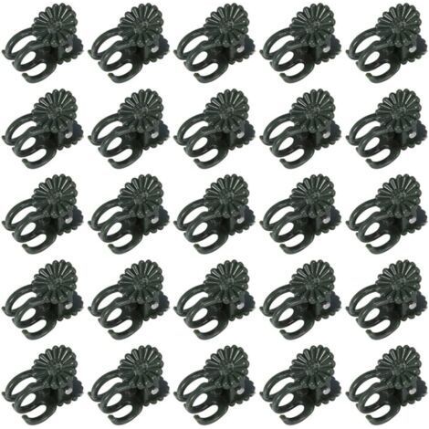 AHLSEN 60 pezzi Clip per orchidee, clip per piante, clip per rampicanti, clip per orchidee per piante, clip di supporto in plastica per piante da giardino, clip per piccoli rampicanti verdi per sosten (1/5)