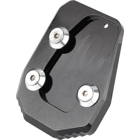 Plaque d'extension de béquille latérale compatible avec Yamaha MT09 2013, 2014-2016 (noir) (1 pièce) (1/5)