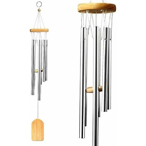 Carillon à vent en bois musical pour décoration de jardin et maison- (1/5)