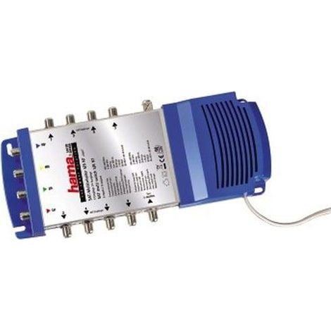 Satellitenumschalter Hama 8 Ausgänge 18 W 18 V