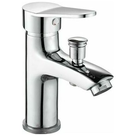 Mitigeur de douche Robinet de douche robinet monotrou à double usage chaud et froid Alliage (1/4)