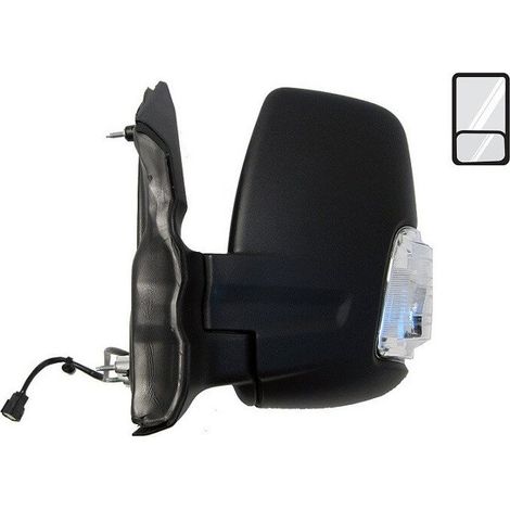 Rétroviseur électrique gauche chauffant feu blanc bras court Ford Transit MK8 phase 1 2014-2019