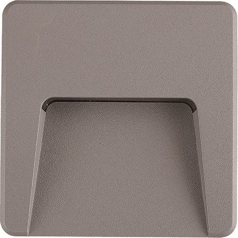 Applique murale carré LED 3W IP65 Dim. 120x120mm