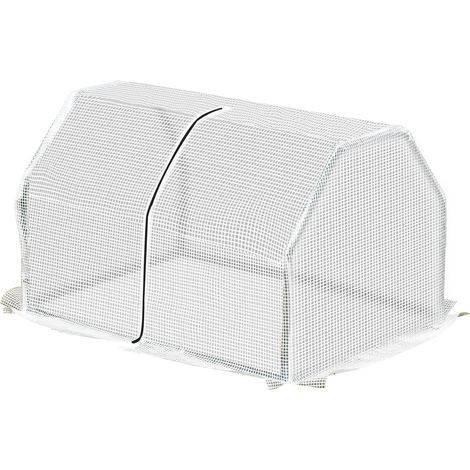 Mini Serra da Giardino e Balcone 99x71x60 cm in Plastica PE e Acciaio con Chiusura a Zip (1/5)