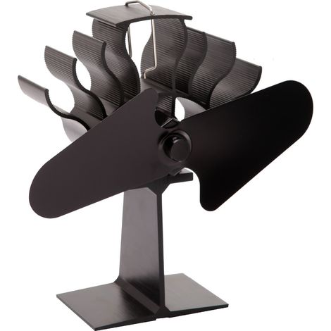Ventilateur de poêle alimenté par la chaleur - Conception classique puissante, haute performance, parfait pour les poêles à bois, 125 pi³/min - Fait circuler l'air chaud efficacement et réduit les coû (1/2)