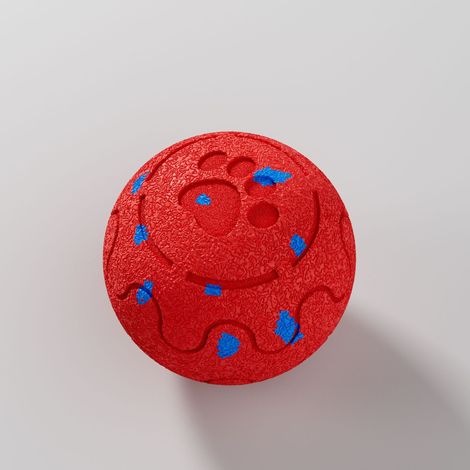 1 Stück Rot 8,2 x 8,2 x 8,2 cm Interaktiver Hundeball Smart TPU Spielzeug Rotierender Hüpfball für Hunde Wasserdicht (1/5)