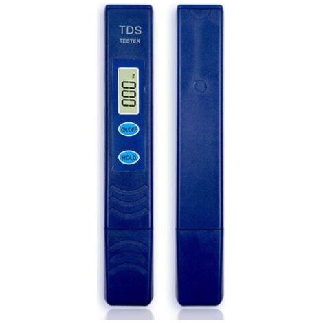 TDS Water Quality Tester, Drinking Water Tester, Water Quality Tester (0-9990 ppm), Portable Drinking Water Tester, 2 Pack, Dark Blue. (1/4)