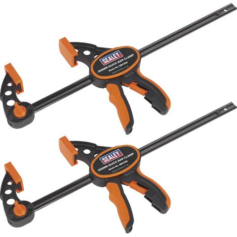 Sealey QBC3002 Quick Bar Clamp Set 300mm 2pc (1/5)