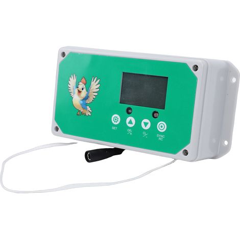 Automatischer Hühnerstalltüröffner mit Timer, IP44 wasserdicht, Fernbedienung, Türmotor-Set für Geflügel- und Entenfarmen, EU-Stecker 100–240 V (1/5)