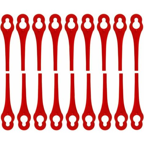 Lot de 100 Lames de Rechange pour Florabest Coupe Bordure LIDL FRTA 20 A1,FAT 18B2, FAT 18B3 (1/5)