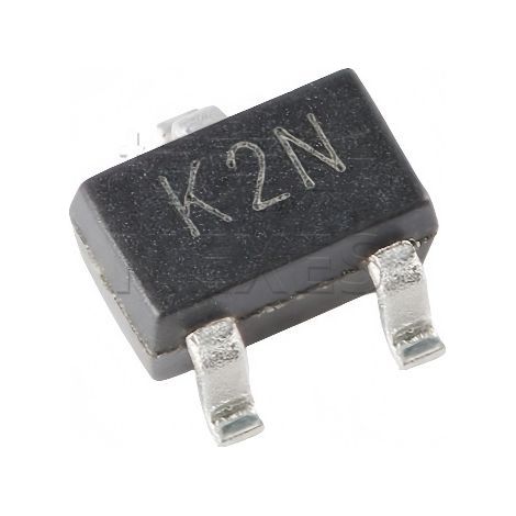 Changdian/Changjing MMST3904 Siebgedruckter K2N SOT-323 NPN40V/200mA Transistor Chip Elektronische Bauteile, 5 Stück geliefert.