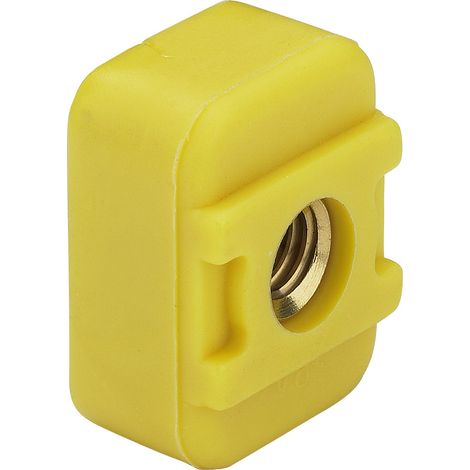 Écrou en T Viegaswift 8013.27 M6, plastique jaune