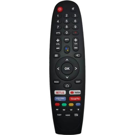 1 Télécommande pour Smart Tech TV 32HA10T3,43UA10V3,50UA10V3,Boutons sensibles,Sans programmation,Salon