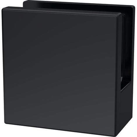 Wetroom Accessories Screen Support Foot & Wall Bracket - Satin Black