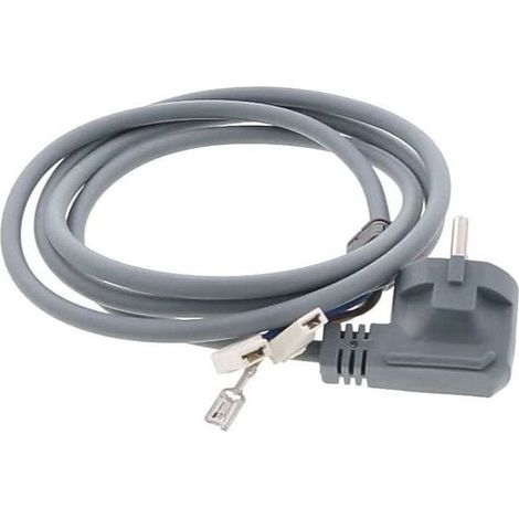 Câble d'alimentation pour lave-linge – Compatible avec ELF712D1, ELS712-1B, ELS7121B, ELS-861B – Longueur 2m – Connecteur standard – (1/3)