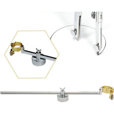 Guide-roue pour équipement de soudage par compas de découpe plasma (1/5)