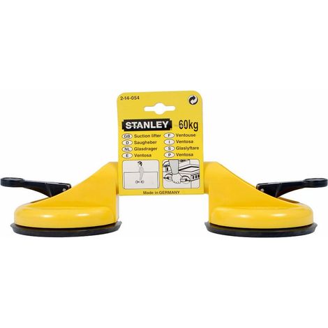 Stanley Saugnapf schwarz 120 mm Tragfähigkeit 60 kg