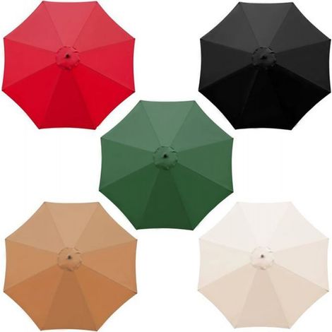 Housse de Parasol - 3 M - 8 Baleines - Imperméable Anti-UV - Tissu de Rechange (1/4)