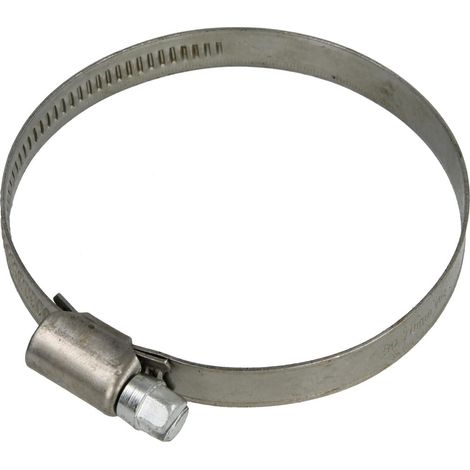 Collier de serrage 9 mm inox plage de serrage 50 - 70 mm