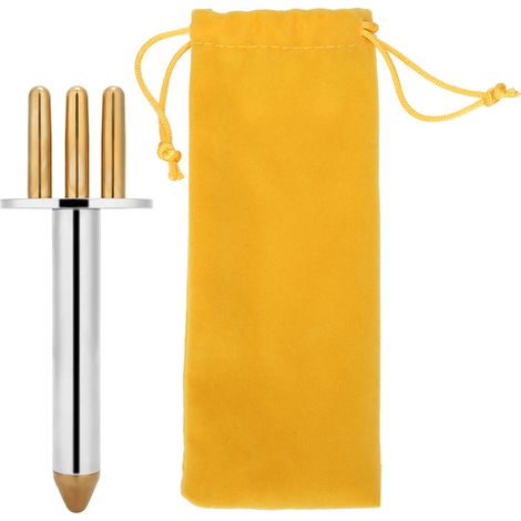 Bâton de Massage Magnétothérapie 3 Fourches pour Points d'Acupuncture et Drainage Acide, Soin Bien-être (1/5)