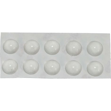 Tastaturfüße, Schranktürpuffer, 8 mm Durchmesser, transparente Klebepads