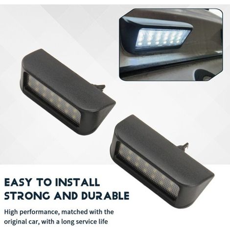 Ensemble d'une tonne, couleur comme sur la photo, matériau : ABS 12, éclairage de plaque d'immatriculation arrière à LED pour voiture 6340G7 6340 (1/5)