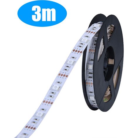 DC 5V USB LED-Streifen 5050 RGB, flexibel, 3 m, 90 LEDs, für TV-Hintergrundbeleuchtung (1/5)