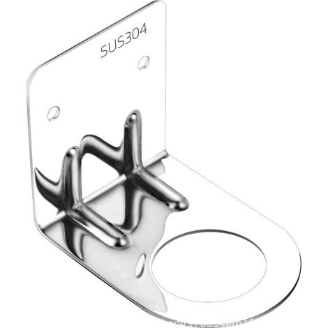 Seifenspender aus Edelstahl zur Wandmontage, Spenderhalterhaken für Küche und Bad, Duschgelflaschenhalter zur Wandmontage, Seifenpumpen-Shampoospenderhalter, mit Schrauben (1/4)