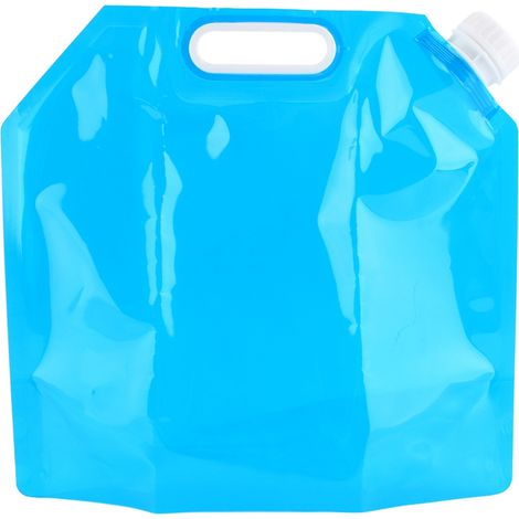 Conteneur d'eau pliable de 10 L, sac de transport portable pour camping, randonnée et pique-nique-AquaForge (1/5)
