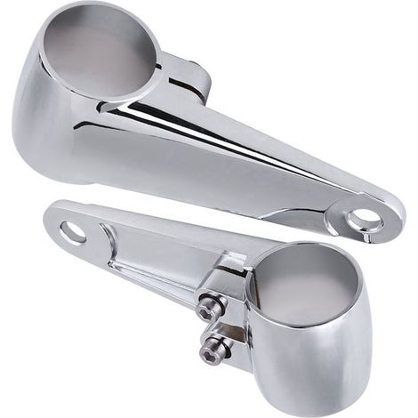 Supporto universale per faro anteriore moto con staffa di fissaggio alla forcella 35-41 mm - Kit completo incl. 2 supporti in alluminio (1/5)