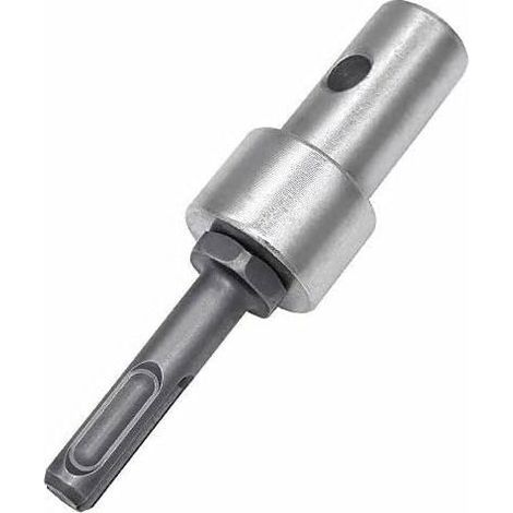 VURAHOME - Adaptateur de perceuse à tarière, adaptateur filetage, mandrin sans clé 1/2", tige ronde M13 x 15 mm (1/3)