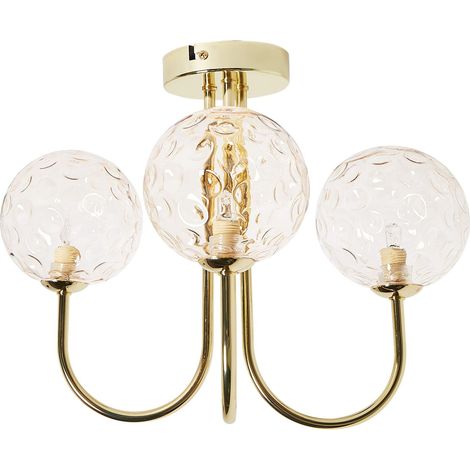 Deckenlampe ANADYR Glas Beige