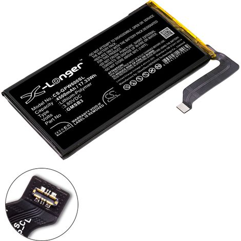 NX - Batterie téléphone, smartphone, GSM pour Google 3.85V 4500mAh - GMSB3