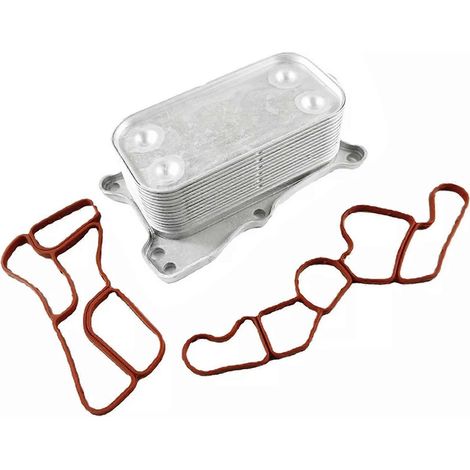 A2721880001 2721880001 Refroidisseur d'huile moteur (avec joint), compatible avec C230, C280, C300, C350, E350, GLK350, ML350 et R350. (1/5)