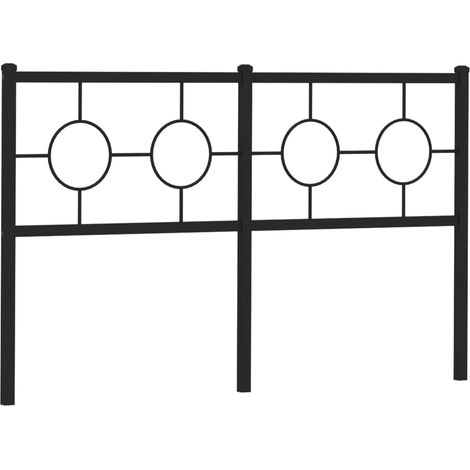 Maison Exclusive - Tête de lit de remplacement métal noir 160 cm