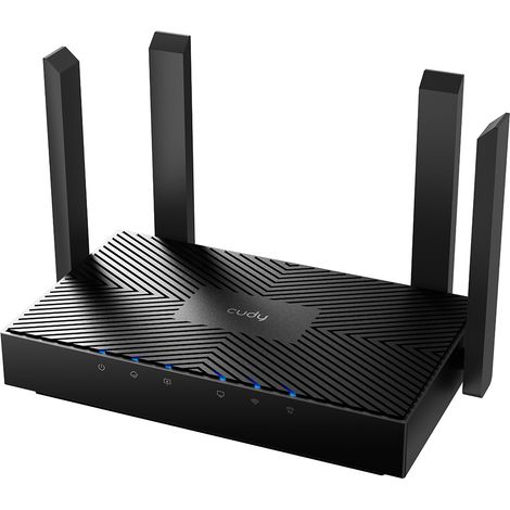 Cudy WR3000 router wireless Gigabit Ethernet Dual-band (2.4 GHz/5 GHz) Nero (1/5)