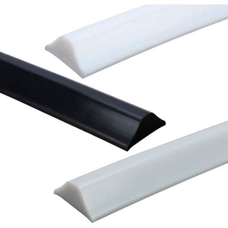 Duschdichtung, YSTP Faltbarer, wasserdichter Silikonstreifen, Wassersperre, Duschschwellen-Wasserstopper, 100 cm (1/5)