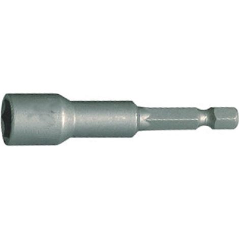 Douille magnétique 1/4'' diamètre 12mm longueur 65mm - SCHILL - 3784-12